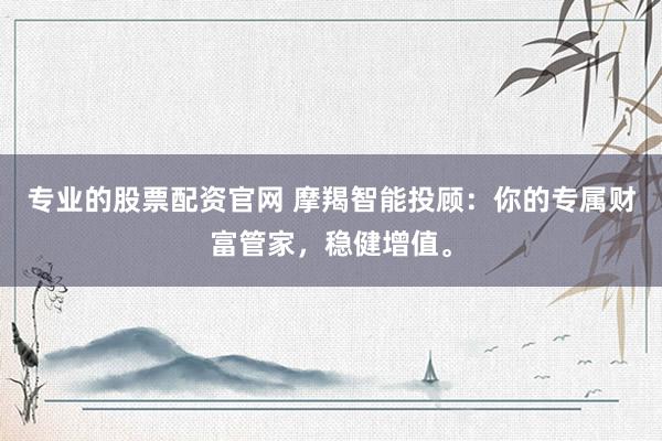 专业的股票配资官网 摩羯智能投顾：你的专属财富管家，稳健增值。